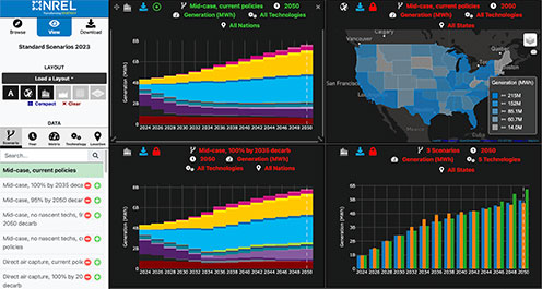 Screenshot of ReEDS program