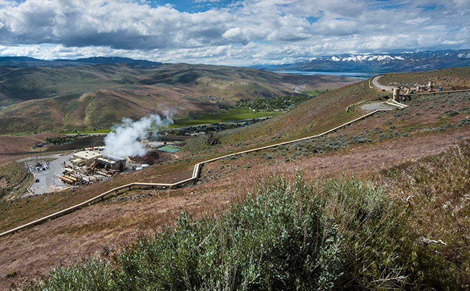 Geothermal plant