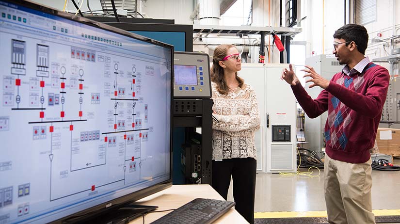 Photo of the Energy Systems Integration Facility control room.