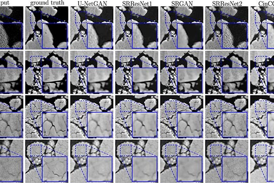 Microscopy imaging comparison of batteries.