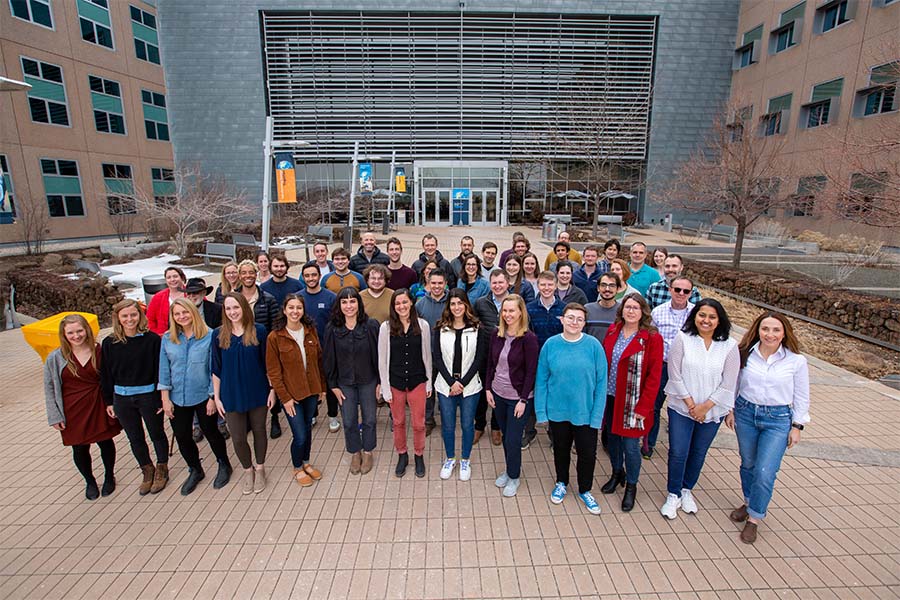 Group photo of the water team