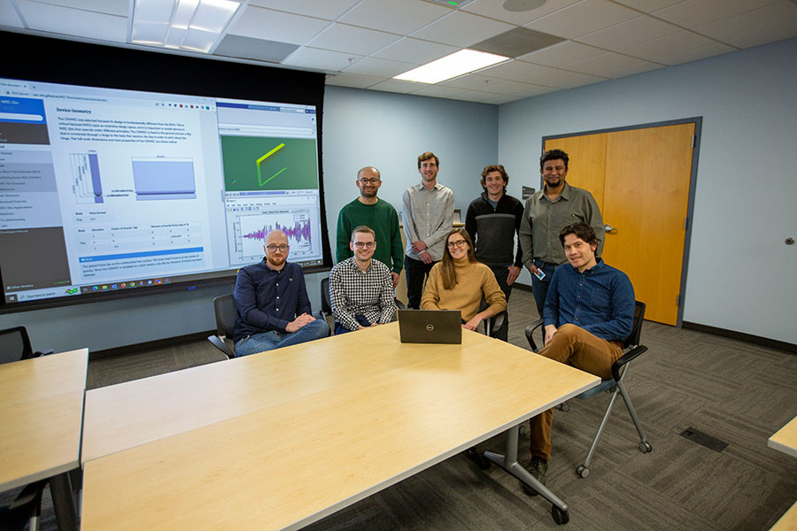 Group photo of the water team